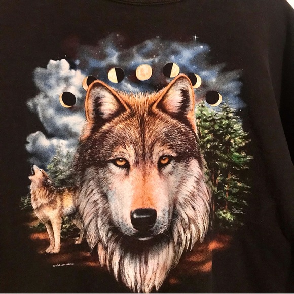 Vintage wolf sweatshirt - Picture 3 of 4